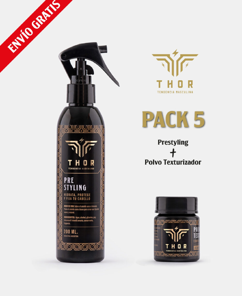 PACK 5 Pre Styling + Polvo Texturizador ENVÍO GRATIS